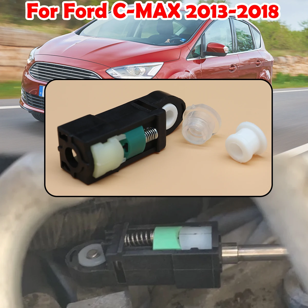 

For Ford C-MAX 2013 2014 - 2018 Automatic Shifter Cable Bushing Gear End Connector Fix Sleeve Grommet Repair Kit Car Accessories