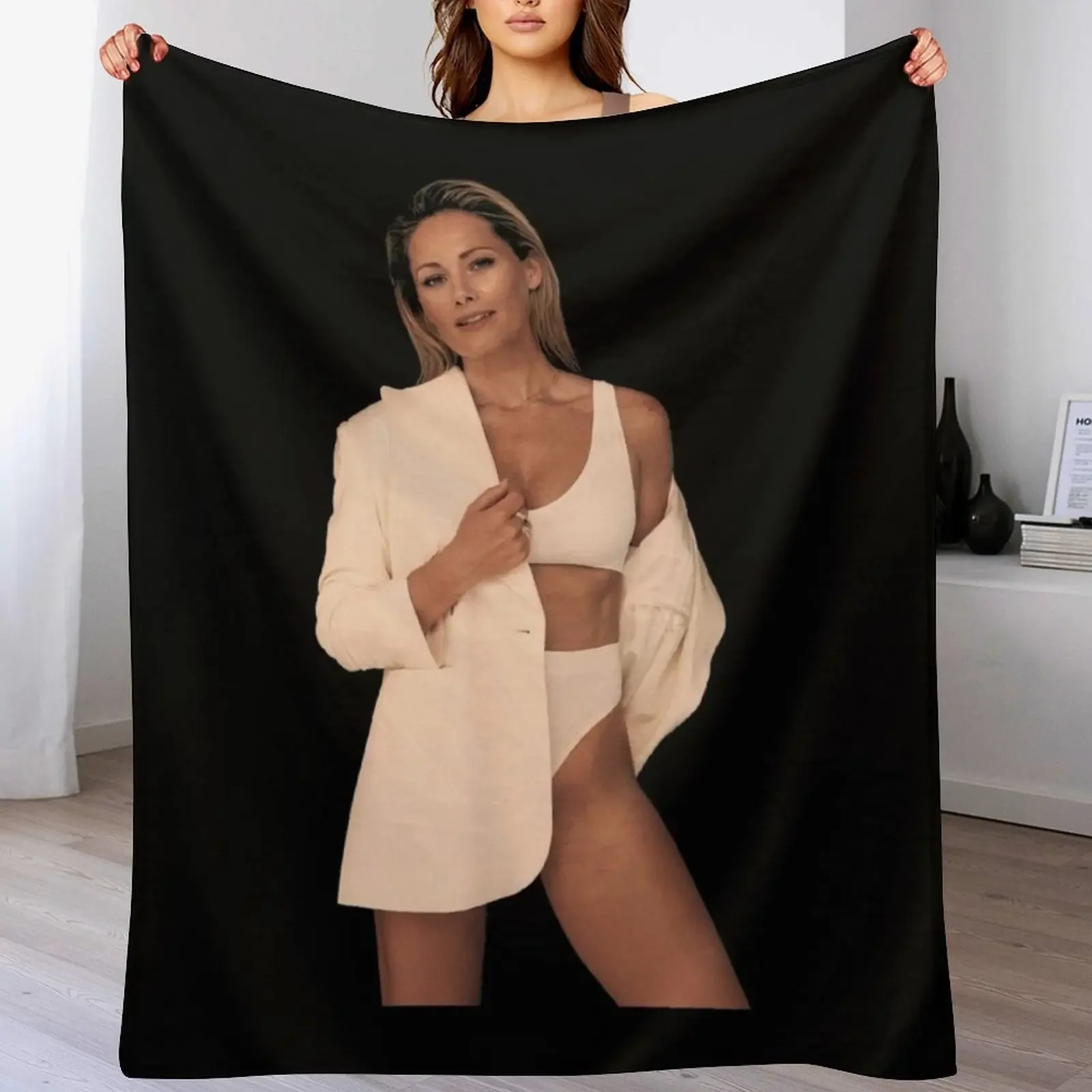 Helene Fischer - Shoot With Sexy Blazer Throw Blanket christmas gifts Sofa Throw Blankets