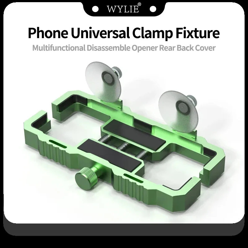 

WYLIE Giant Stability Support Screen Side-mounted Clamping Fixture With Strong Fixed Suction Cup For iPhone Repair Tools