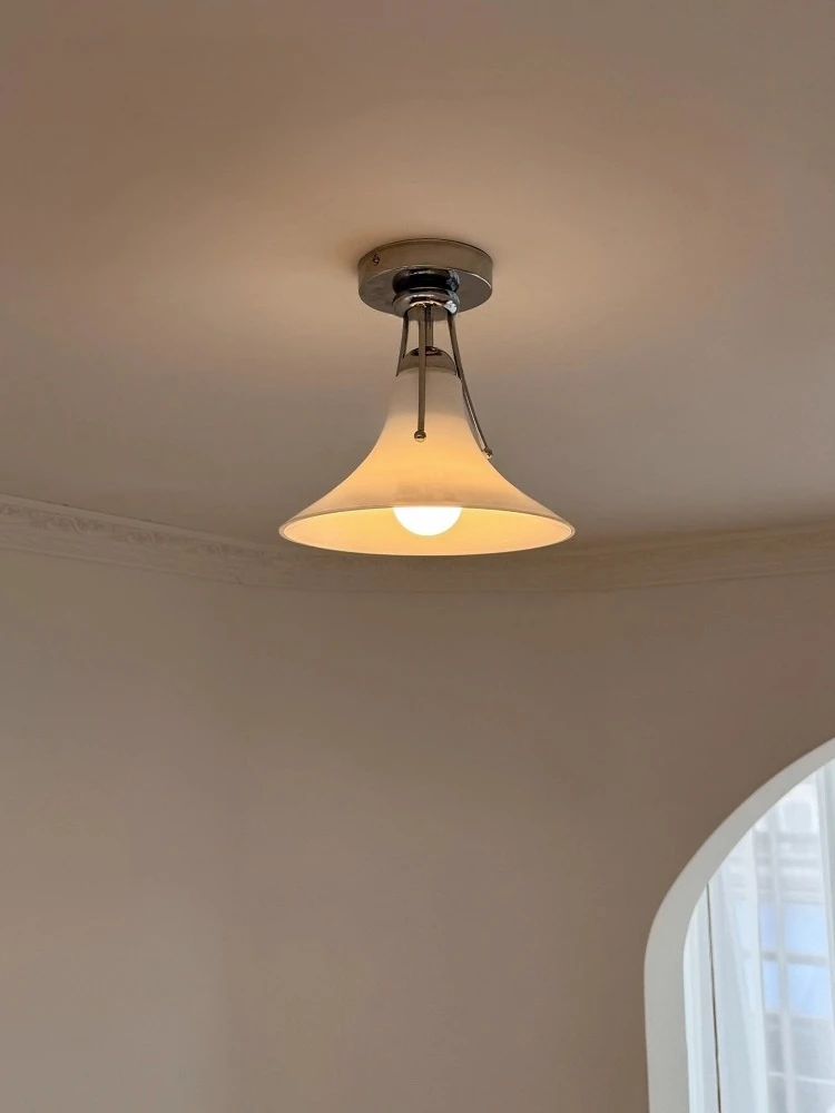 Original Magnolia designer Bauhaus cloakroom balcony light glass horn bedside aisle porch small ceiling light