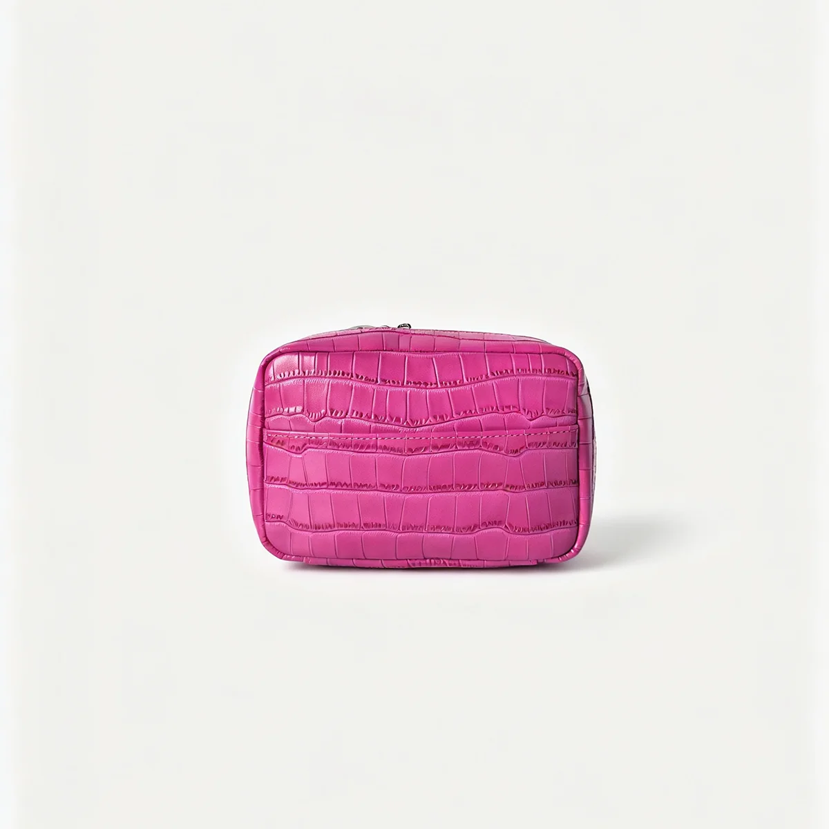 Neue Rosenrote Echte Krokodilleder-Textur Kosmetiktasche Große Kapazität Reise-Tragbare Handtasche Organizer Make-up-Tasche Etui – Detail 20