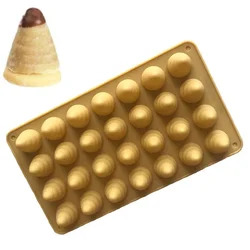 Multifunction Silicone Mold DIY Lollipop Chocolate Mold With 30pcs Sticks Cones Horn Pastry Roll Cake Mold Ice Cream Molds