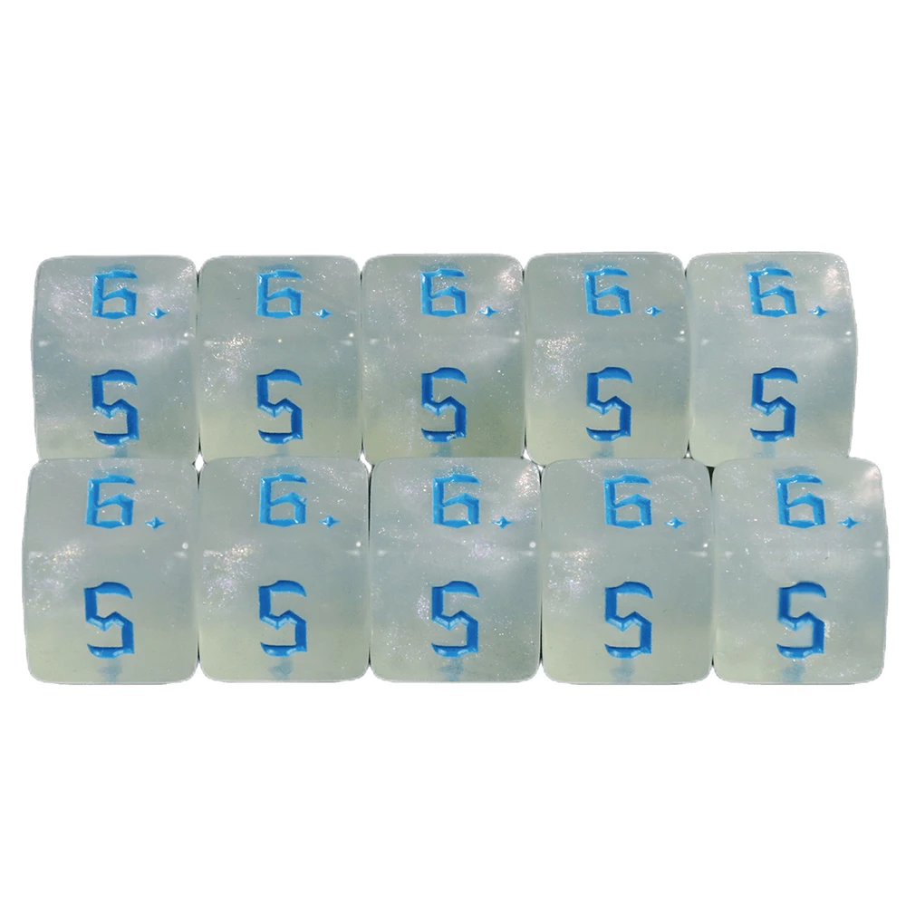 10 pcs/set polyhedral d6 multi lados dados dnd jogos para glitter e opaco dados digitais para engraçado jogo de tabuleiro festa