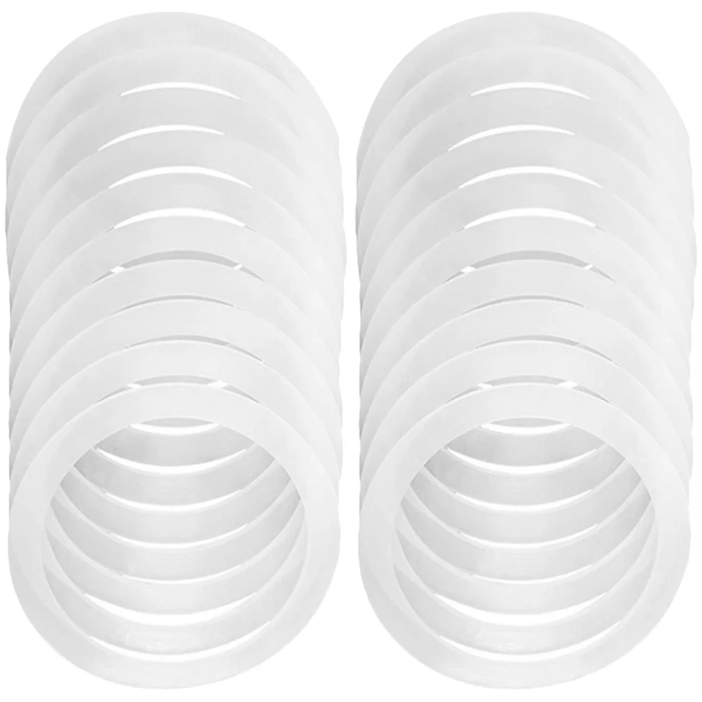 

20pcs Mason Jar Gasket Wide Mouth Rings Sealing Silicone Food Grade Airtight Anti Leak Jar Lids Storage Containers