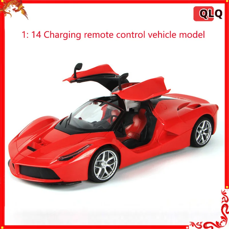 

1: 14 Rc Car Charging Remote Control Car Model Gravity Sensing Model Cool Lighting One Click Door Opening Children's Toys Gift