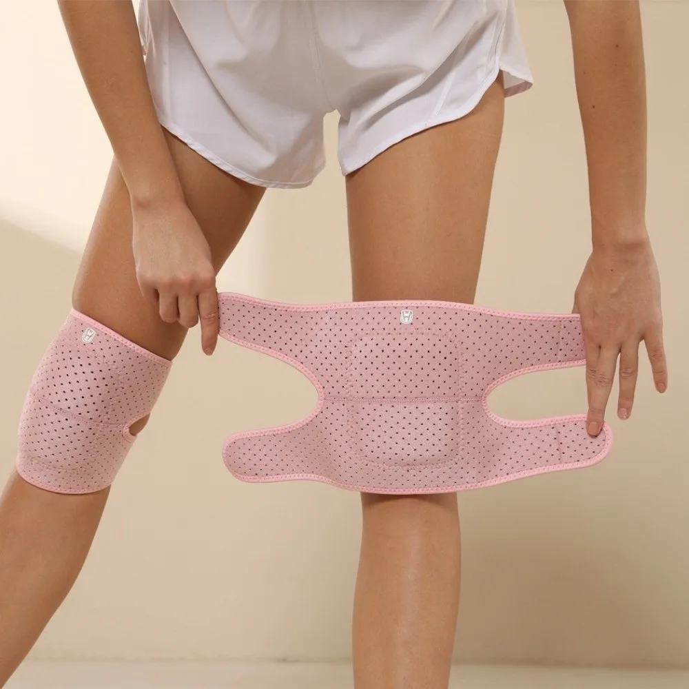 1Pair Anti-collision Sports Dance Knee Pad Sponge Non-Slip Knee Protector Support Thickened Soft Breathable Knee Braces Runner
