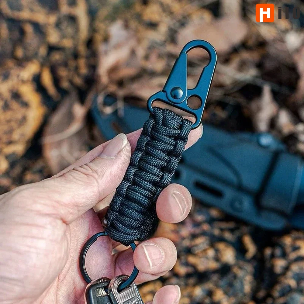 1/20PCS Outdoor Multi-Functional Bracelet Backpack Keychain Handwoven Sports Paracord Wrist Strap Hiking Camping Equipment