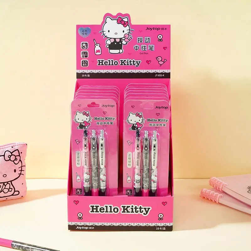 Sanrio Hello Kitty Sweetheart Series Neutral Pen Quick Drying Writing Animation Girl Heart Brush Question Pen