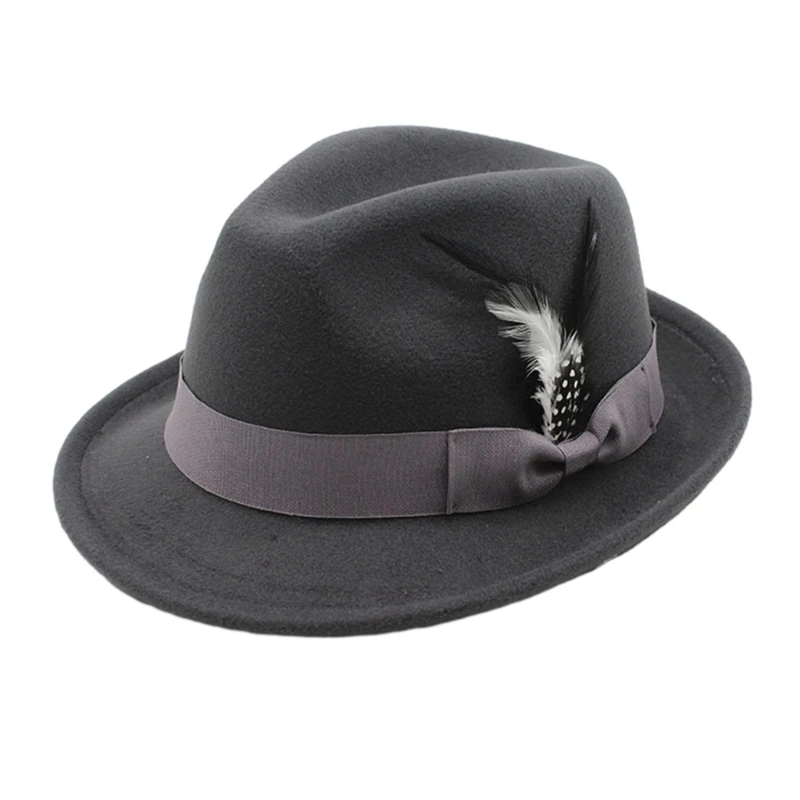 Oktoberfest JazzHat Adult Stage Performances Accessories Felt Flat Top Hat