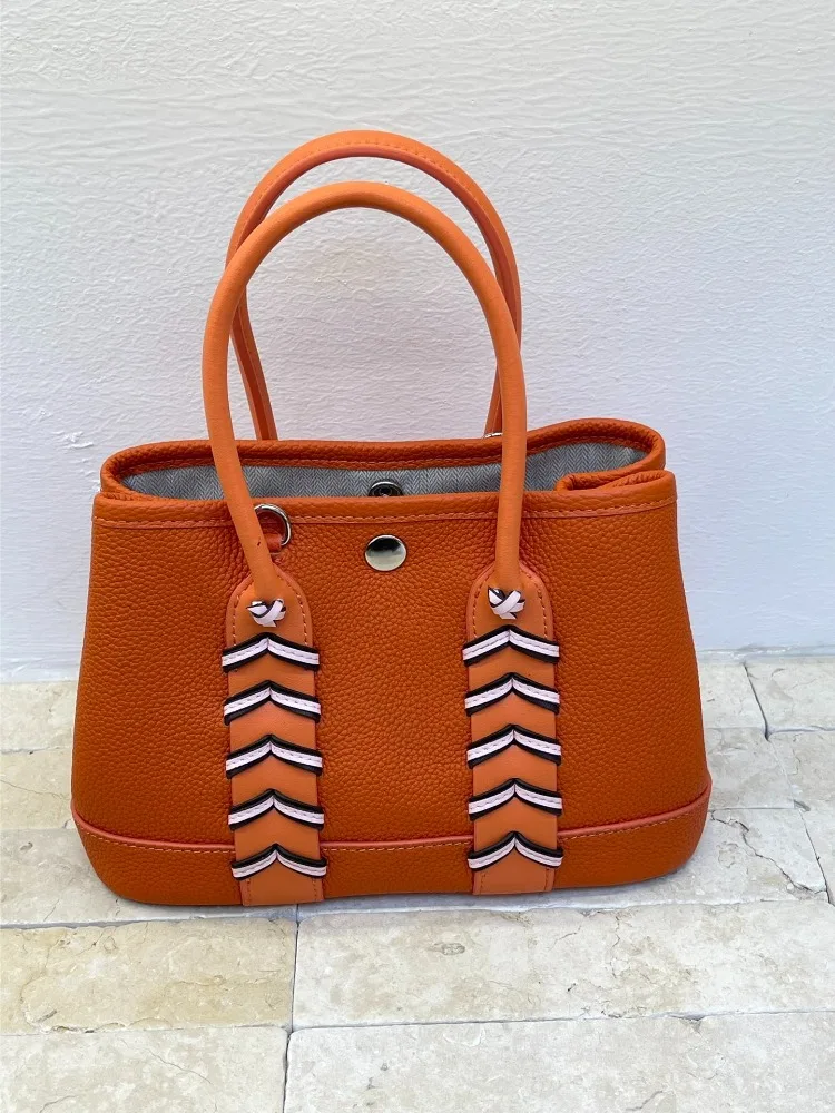 Garden 23 Tote Bag Women Master Quality Pebbled Leather Weave Detail Shoulder Bag Classic Fashion Luxury Designer Crossbody Bag