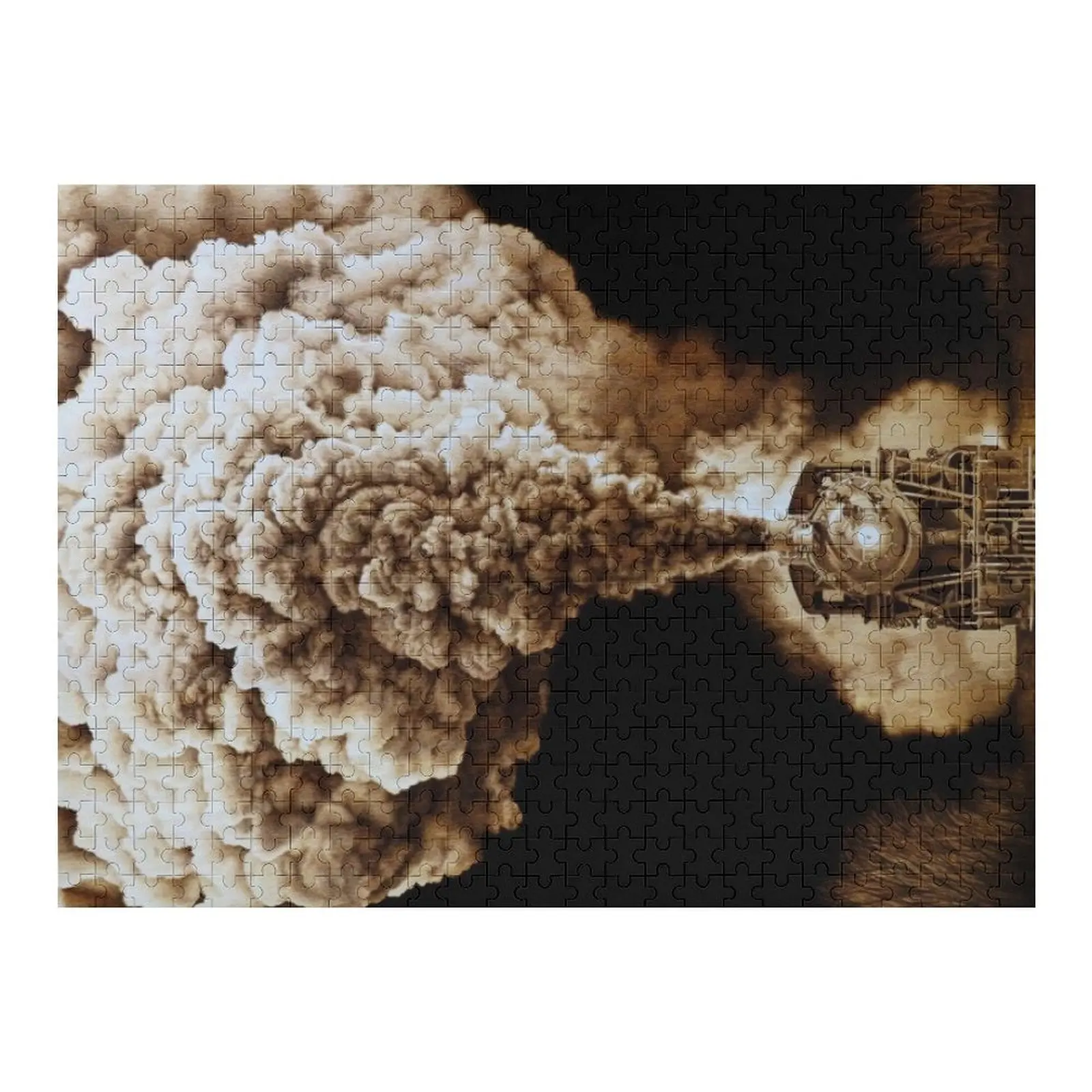 

Невероятный паровоз Woodburning от Minisa Robinson Jigsaw Puzzle Детские деревянные на заказ с фотопазлом