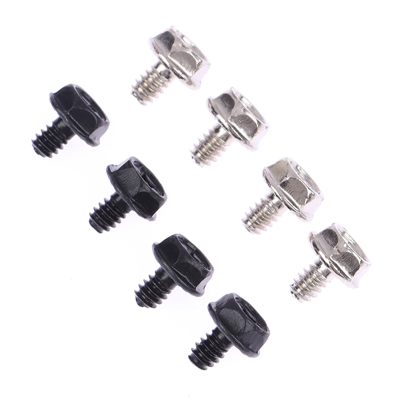 100 Pieces Toothed Hex Computer PC Case Hard Drive Motherboard Mounting Screws For CD-ROM Disk
