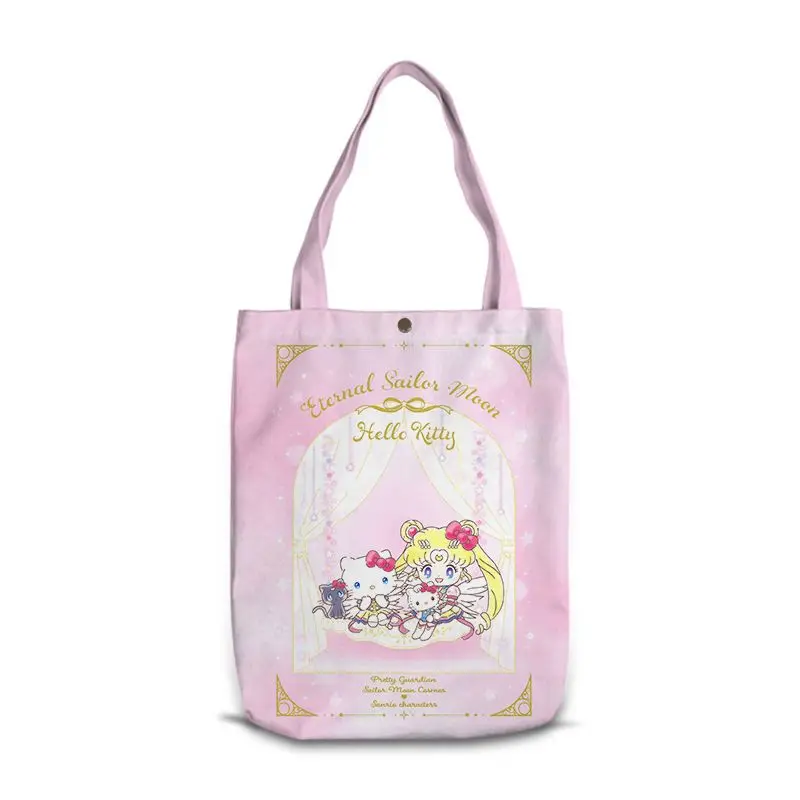 Kawaii Sanrio Kuromi My Melody stampato una spalla borsa portaoggetti in tela Cartoon Little Twin Stars periferiche regalo compleanno delle ragazze