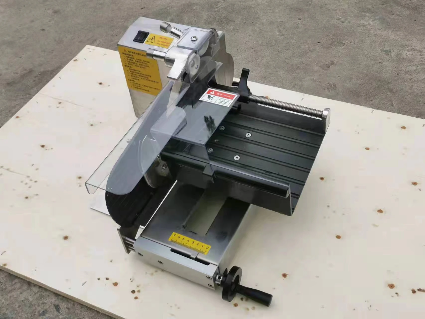 수동 두께 조정 상업용 빵 절단기, 소형 토스터기 슬라이서, 220V, 5-40mm