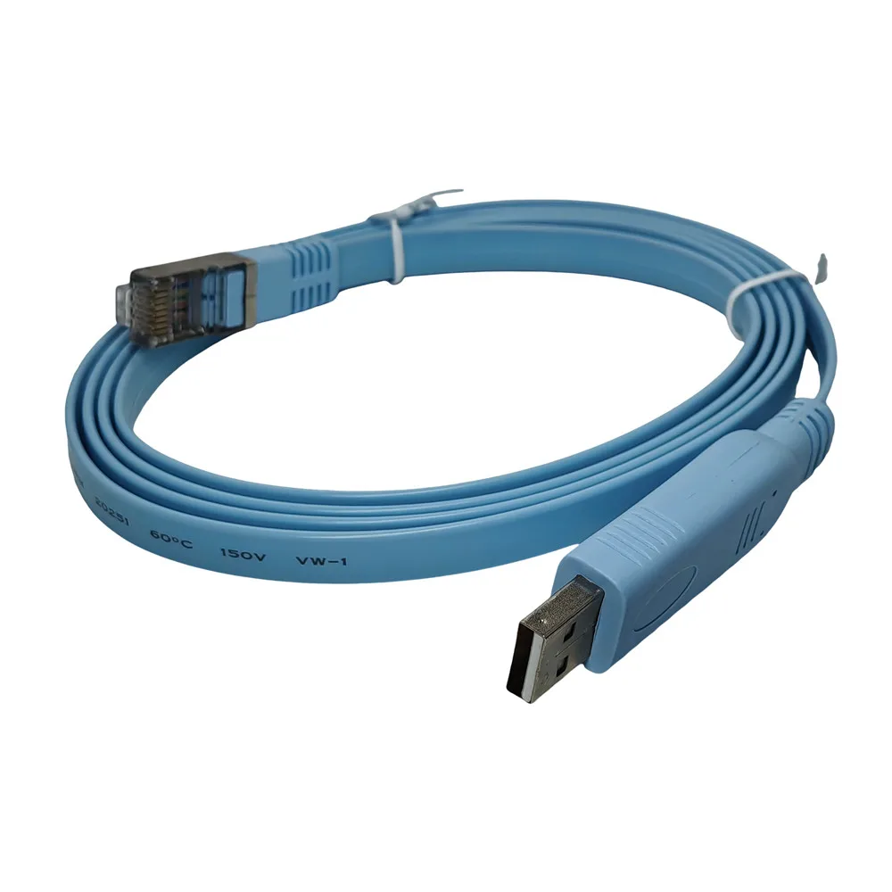 USB to RJ45 Console Cable RS232 Serial Adapter for Cisco Router 1.5m USB RJ 45 8P8C Converter USB Console Cable