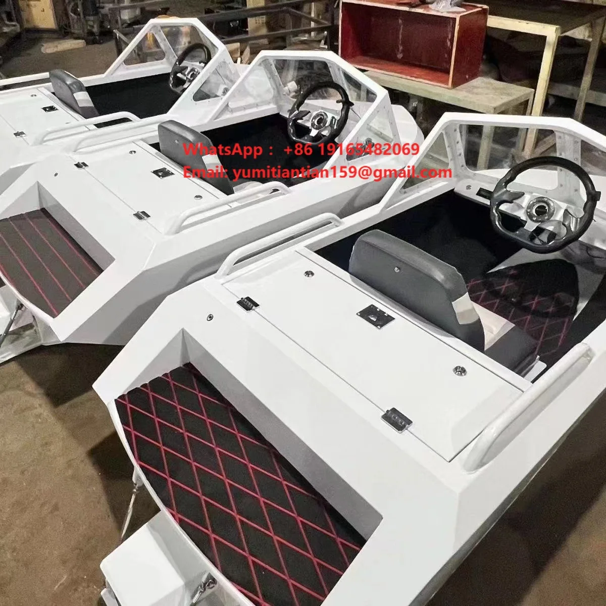 Mini Electric Speed Jet Ski Boat for Fishing New Energy 2 Stroke Engine Welded Aluminum Mini Jet Boat