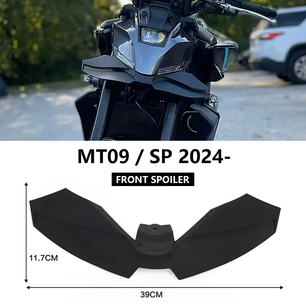 

For MT-09 MT 09 MT09 SP 2024 2025 Motorcycle Downforce Naked Frontal Spoilers Winglet Aerodynamic Wing Front Spoiler Kit