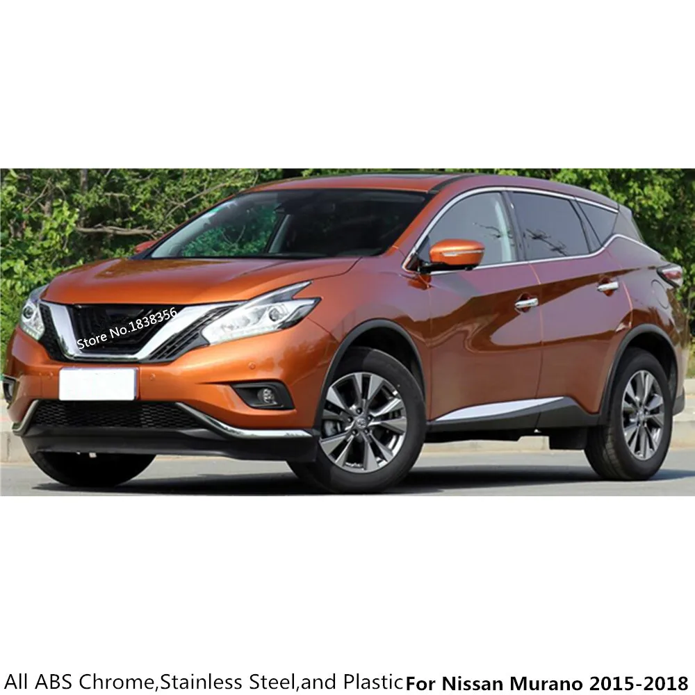For Nissan Murano 2015 2016 2017 2018 Car Cover Stick ABS Inner Middle Shift Stall Paddles Cup Switch Knob Frame Lamp Trim 3pcs