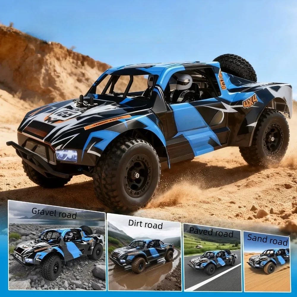 

Радиоуправляемая модель электрического автомобиля RH1045SC 4WD, масштаб 1/10, бесщеточный двигатель, задний прямой мост, короткий кузов, игрушечная машинка на радиоуправлении