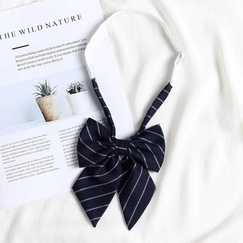 Koreanischer Stil Elegante Krawatten für Herren Geschenke Top-Kleidungszubehör Hochzeit Schwarz Grau Gestreift JK Damen Kragen Schmale Halsfliege – Detail 12