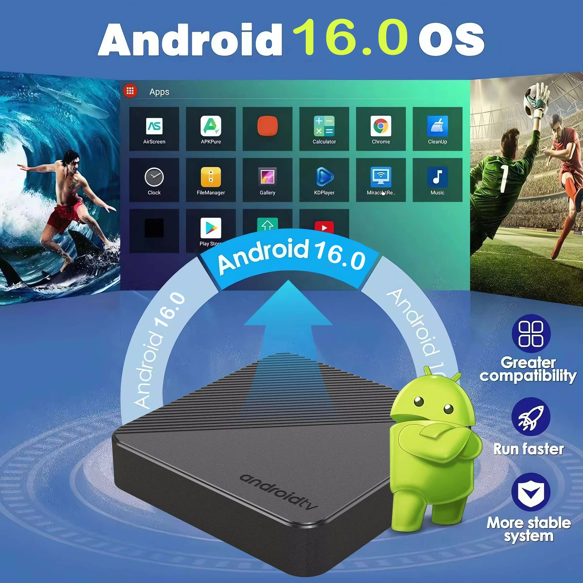 Smart TV Box T8 8K Android 16 – Smart Home Ui recenzja i cena