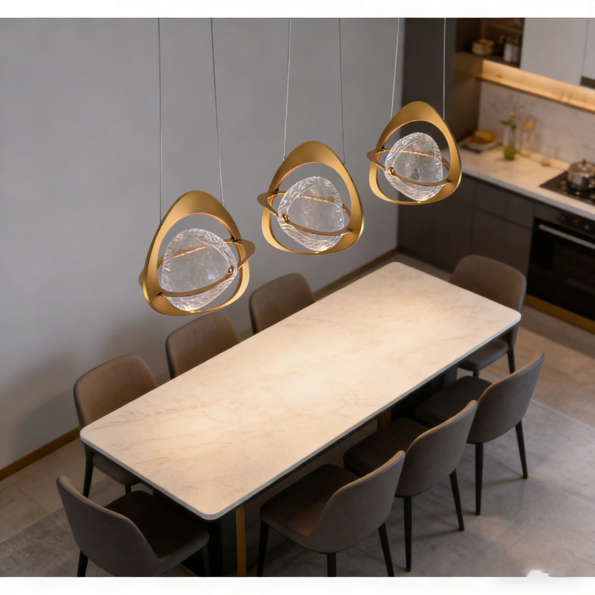 

BOSSEN 2026 Custom Luxury Hotel Lobby Chandelier Crystal Hardware Pendant Ceiling Luster Dimmable Lighting For Villa Staircase