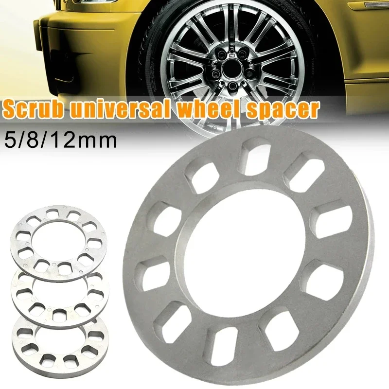 1pc 5/8/12mm Car Aluminum Alloy Wheel Spacer Gasket for 5 Hole Wheel Hub Car Auto Parts M8617