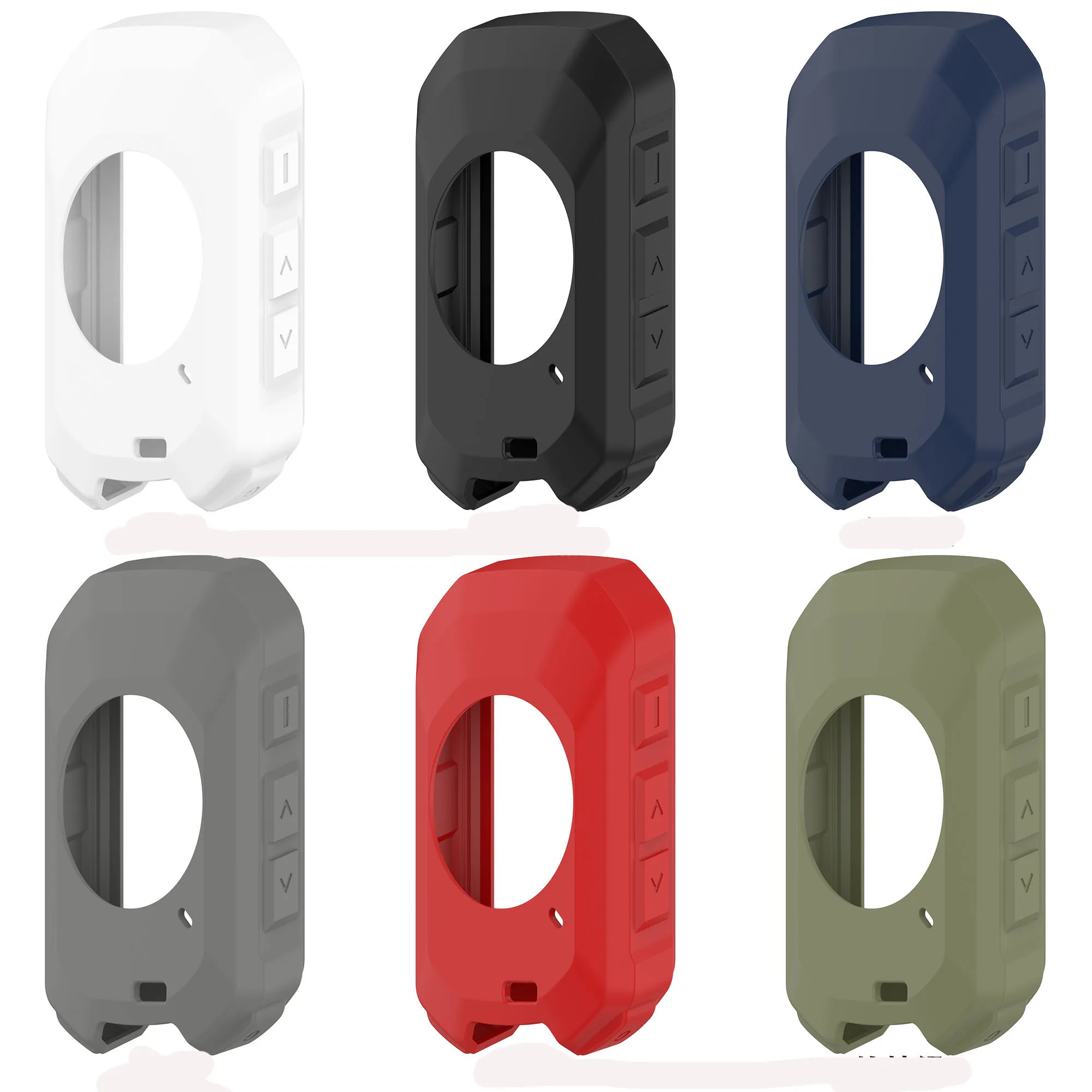 Silicone Soft Edge Shell Protective Case Screen Protector Film Cover For Garmin Edge MTB Replacement Accessories