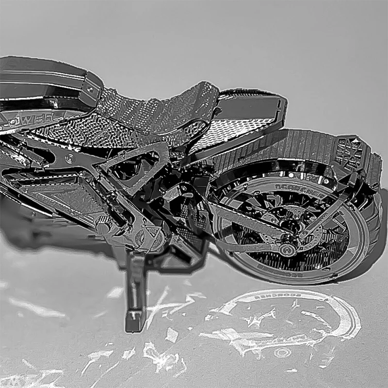 Puzzle 3D en métal pour moto, Kit de fabrication de modèles, jouet pour adulte, cadeau d'anniversaire