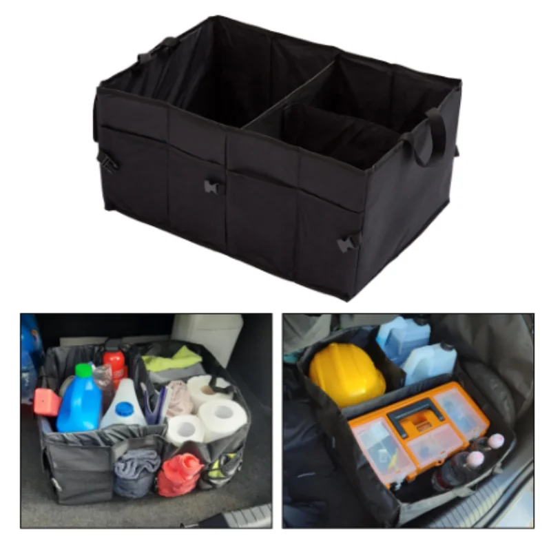 Big Capacity Collapsible Car Storage Box Trunk Cargo Case Repair Tools Holder Auto Organizer Automotive Accessories Universal