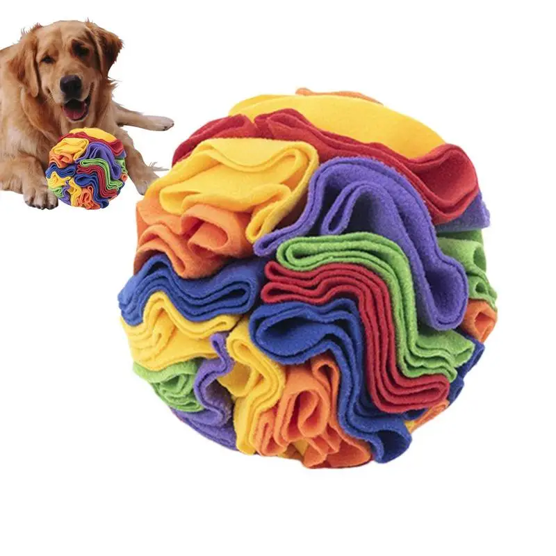 Sniff Mat For Dogs Pet Snuffle Ball For Dogs Dog Feeding Mat Dog Interactive Toys Food Mat Encourages Foraging Skills For