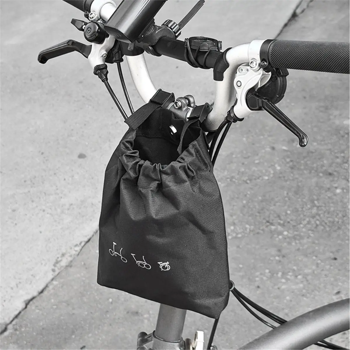 

Bike Front Tube Bag for Handlebar Bag Portable Water Bottle Bag Multifunction Bag Folding Bike Bag