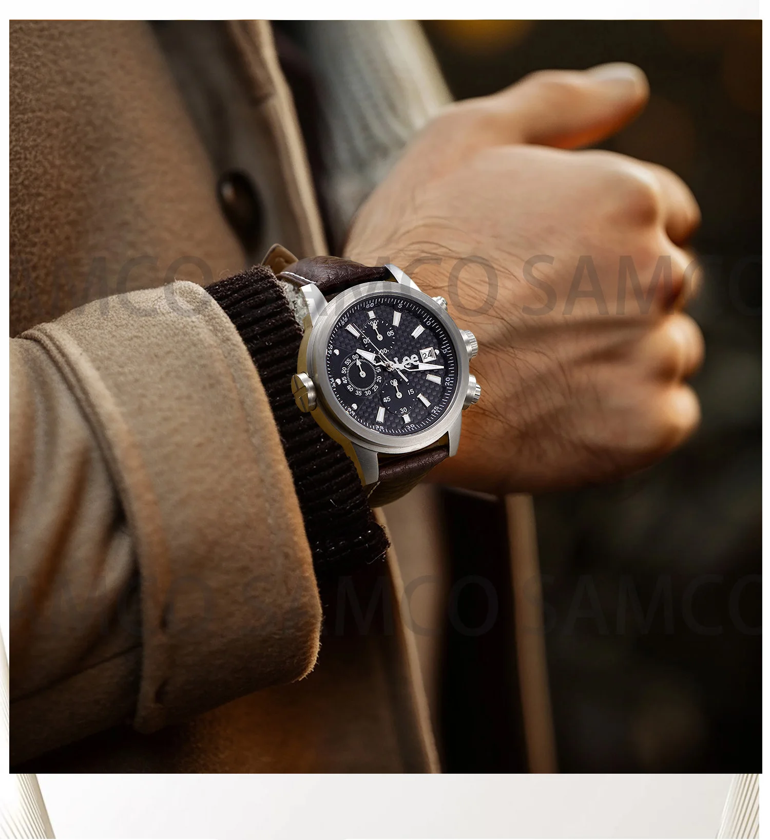 Genuine Leather Watch Band, Multiple Sizes