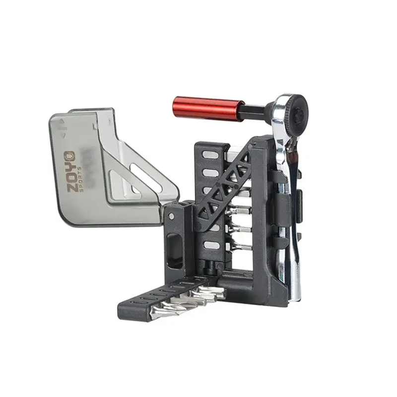 ZOYOSPORTS طقم مفك براغي بسقاطة 12 في 1 طقم تصليح مدمج لإلكترونيات الدراجة-AA85