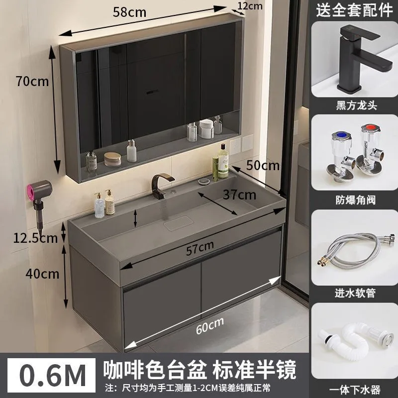 

New bathroom cabinet integrated oversized basin toilet washbasin cabinet combined household