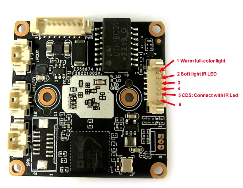 Imagem -05 - Xmeye-ai Módulo de Câmera ip Baixa Iluminação Rede Cctv Onvif hd 4mp Cmos Board