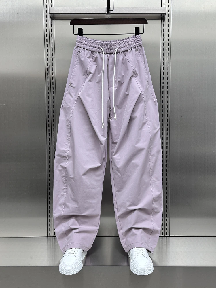 

Summer 2025 Men's Slim Fit Casual Knife Pants Qui Dry Wide Leg Spring Summer Faionable Youthful Sle Loose Comfortable