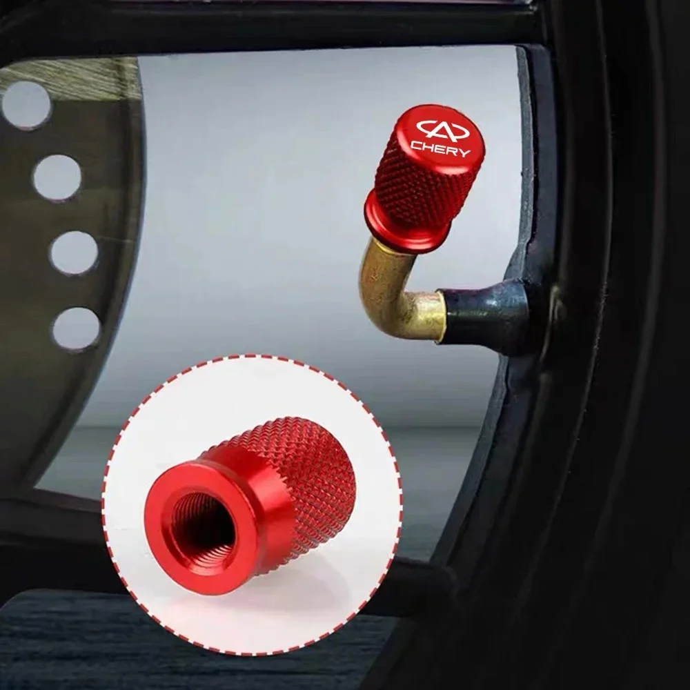 4Pcs Chery Stainless Steel Tire Valve Caps Hex Dustproof Fit Chery S5 O5 E5 C5 PRO PHEV Tiggo 5 8 7 Arrizo Jet Wheel Accessories view 4