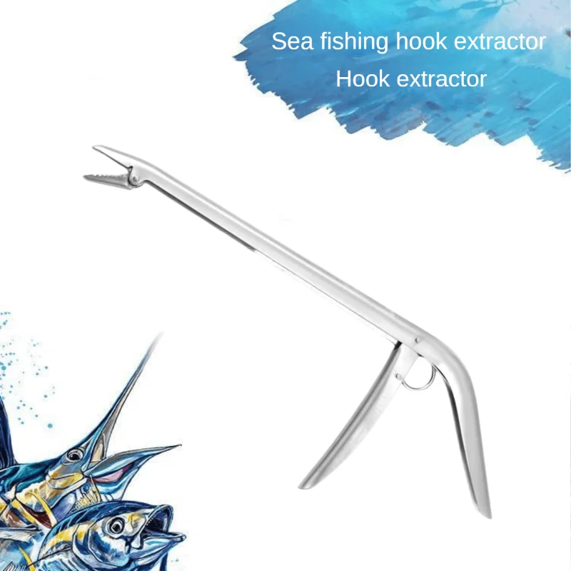 

Stainless Steel Unhooking Device Fish Clamp Clip Catch Remover Plier Fishing Hook Tool Fish Tackle Control Fishing Pliers