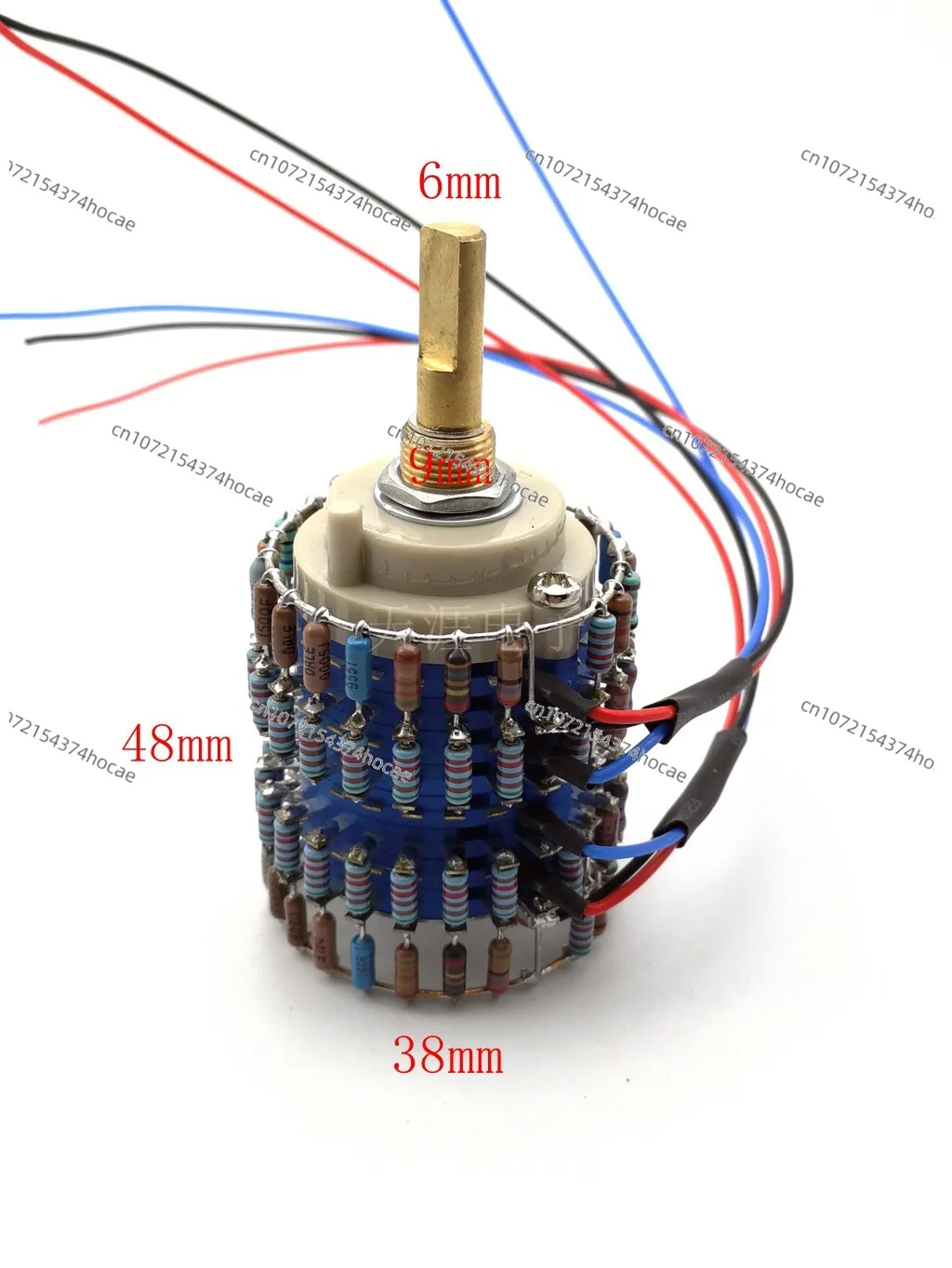 Copper Shaft 24-speed Two-channel Vishay Volume Potentiometer
