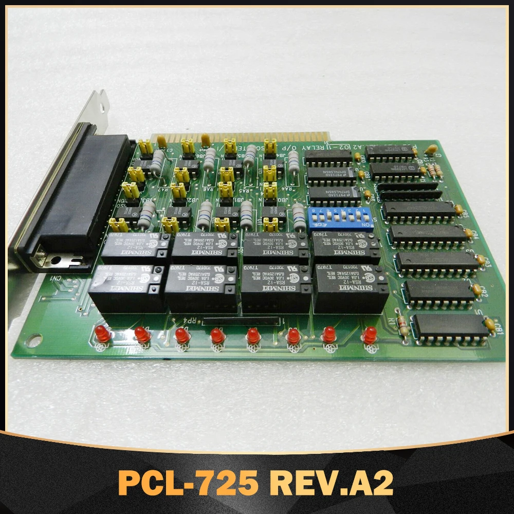 

For Advantech Data Capture Card ISA Bus 8 Relay Output I/O Card PCL-725 REV.A2