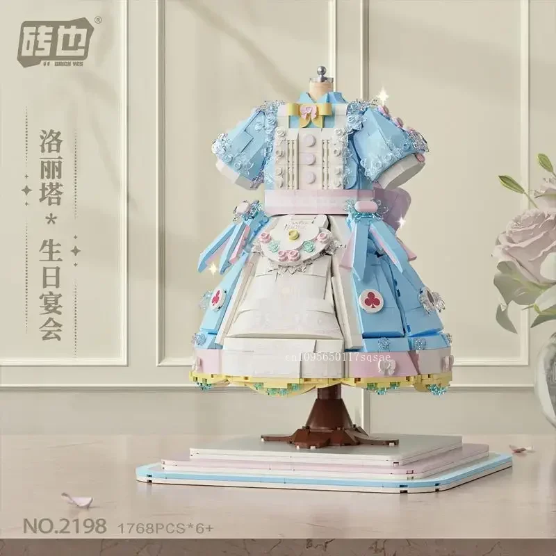 Kawaii Lolita Rock Bausteine Mädchen Geschenk Tisch Ornamente Montage Modell Pädagogisches Spielzeug Sammlung Geschenk Bausteine