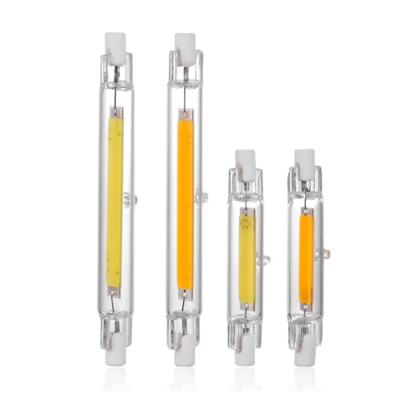 5PCS/Lot 8W 10W 12W LED R7S COB Tube Bulb 78MM 118MM AC220V 230V 240V Replace Halogen Lamp J78 J118 Lamparda Diode Spotlight