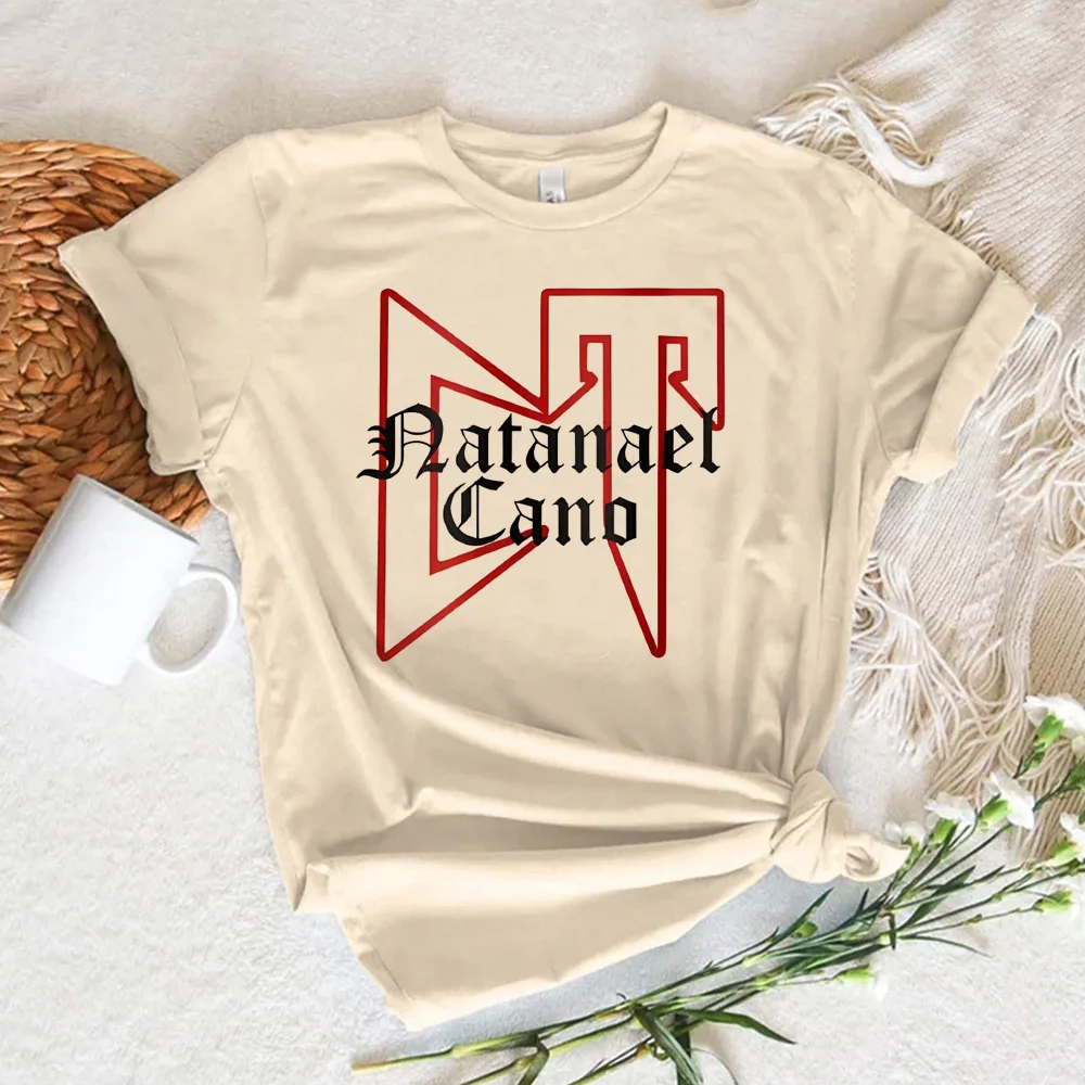 Natanael Cano t shirt women funny comic t shirt female funny harajuku y2k clothing