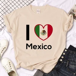 Mexico tshirt women Y2K harajuku Japanese t shirt girl 2000s clothing