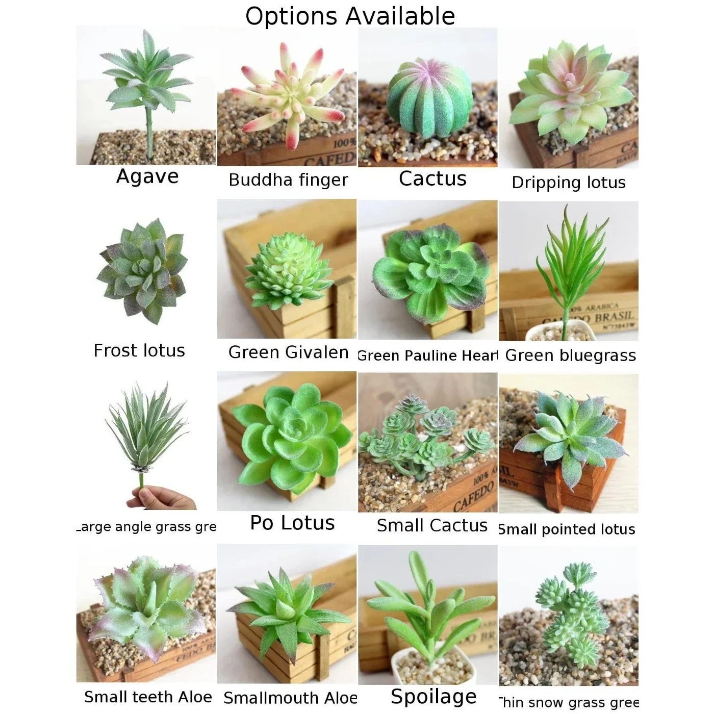 1pc Artificial Succulent Plastic Plant Echeveria Flower Home Office Garden Creative Floral Decoration Supplies