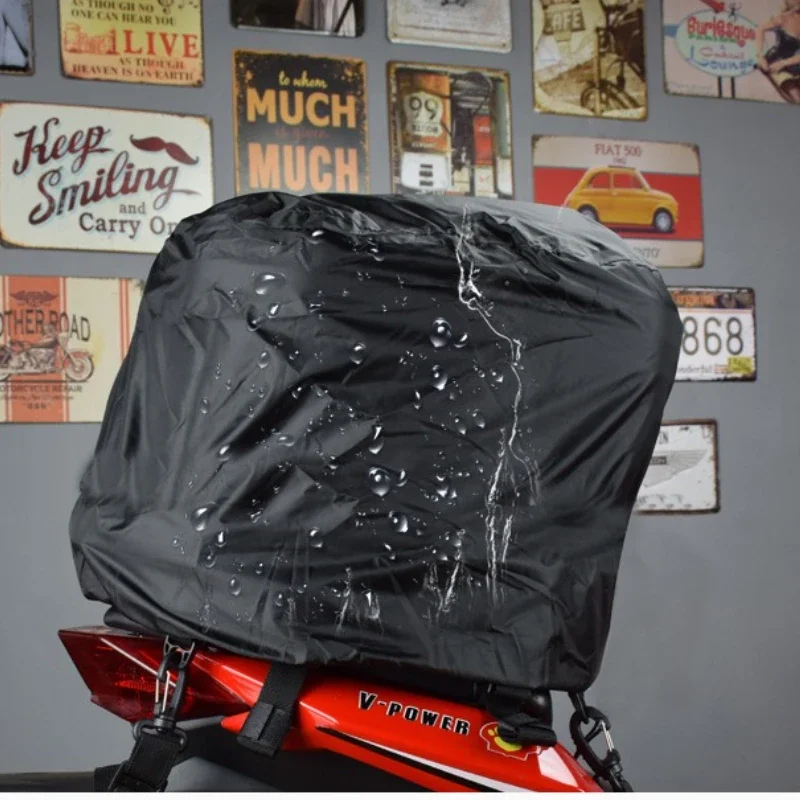 Estuche trasero para motocicleta resistente a la intemperie: iluminación LED integrada con capacidad de almacenamiento expandida