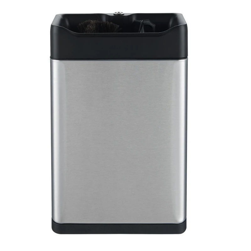 stainless steel coffee grounds cleaning brush knocking slag bucket powder sweeper coffee machine accessories