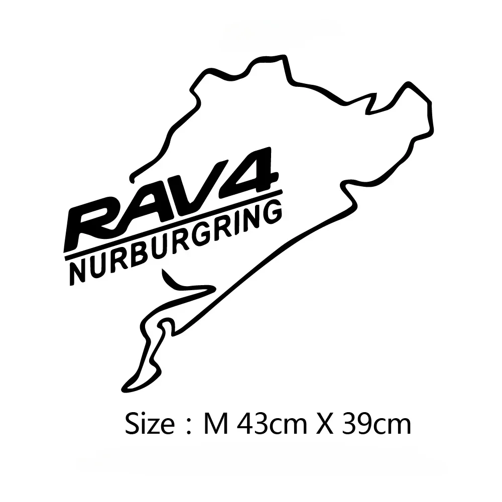 Auto reservewiel sticker creatieve auto decoratieve stickers vinyl auto carrosserie voor Rav4