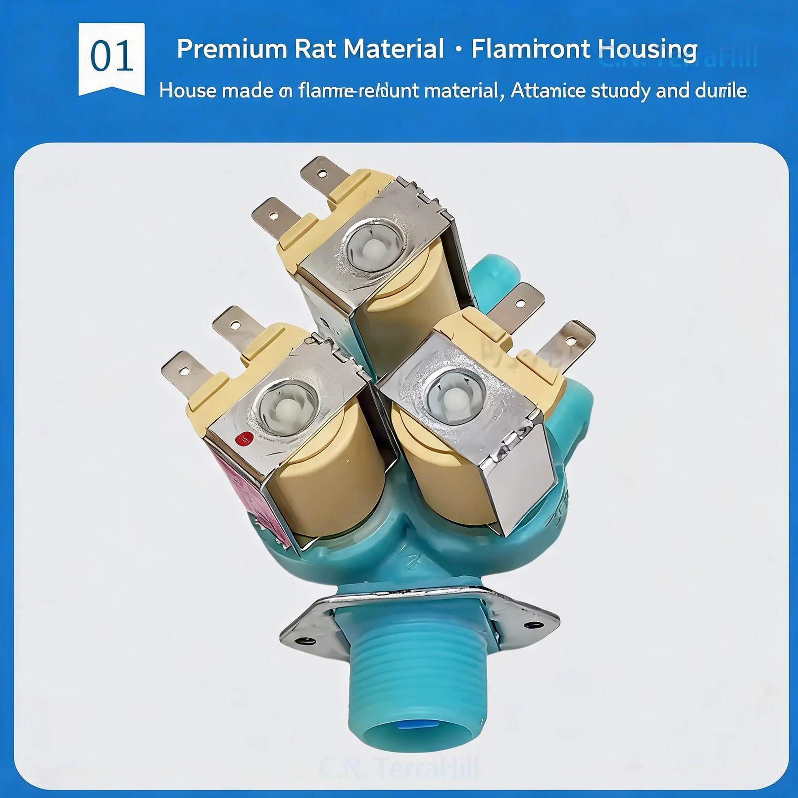Washing Machine Water Inlet Valve Solenoid Valve Compatible with Samsung DC62-00024F DC62-00266E